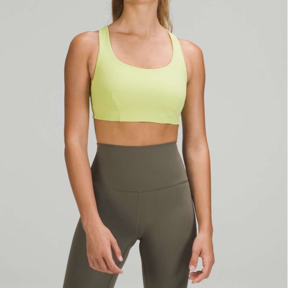 Lululemon Wunder Train Bra *Medium Support C/D Cup in Wasabi
